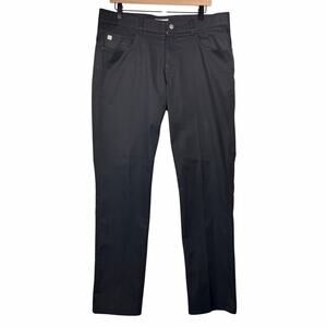 Peter Millar Black Performance Five Pocket Golf Pant Men Size 34x32